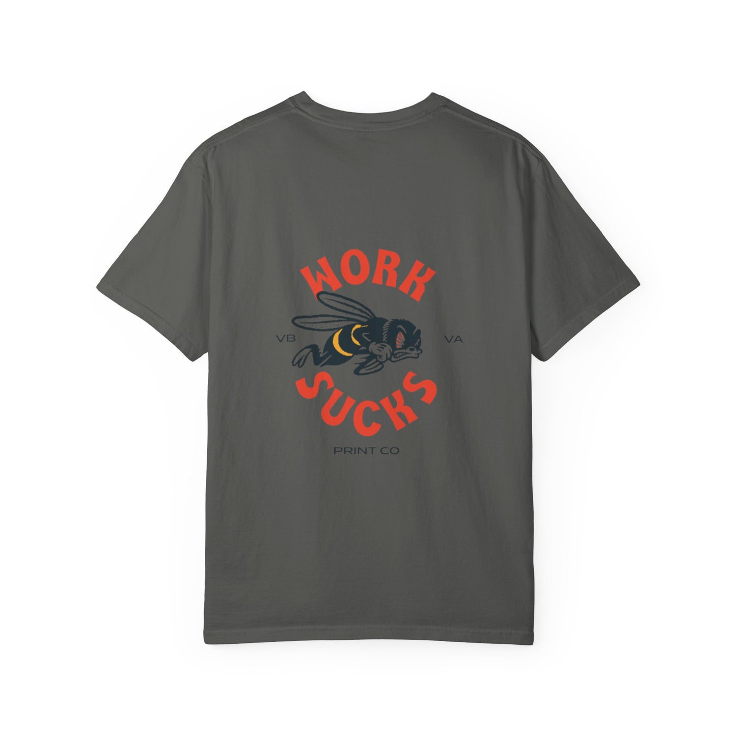 Work Sucks T‑Shirt — Retro Bee Graphic Tee