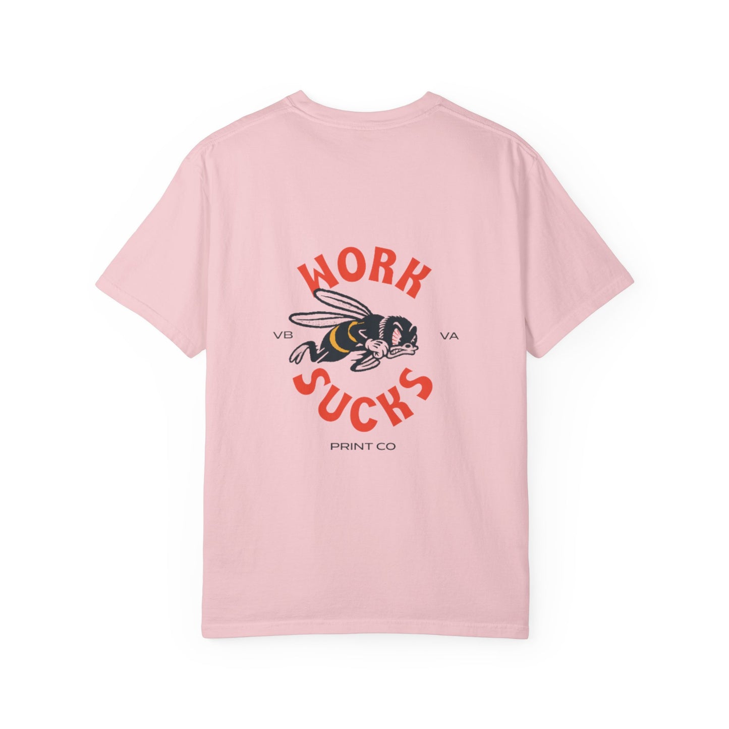 Work Sucks T‑Shirt — Retro Bee Graphic Tee