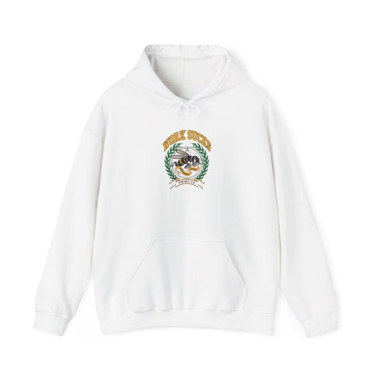 Hoodie — Retro Surf Vibes "Good Times" Crest Graphic