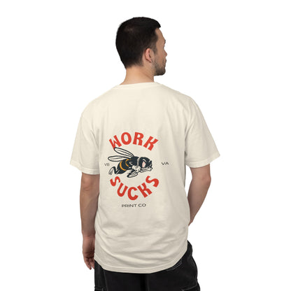 Work Sucks T‑Shirt — Retro Bee Graphic Tee