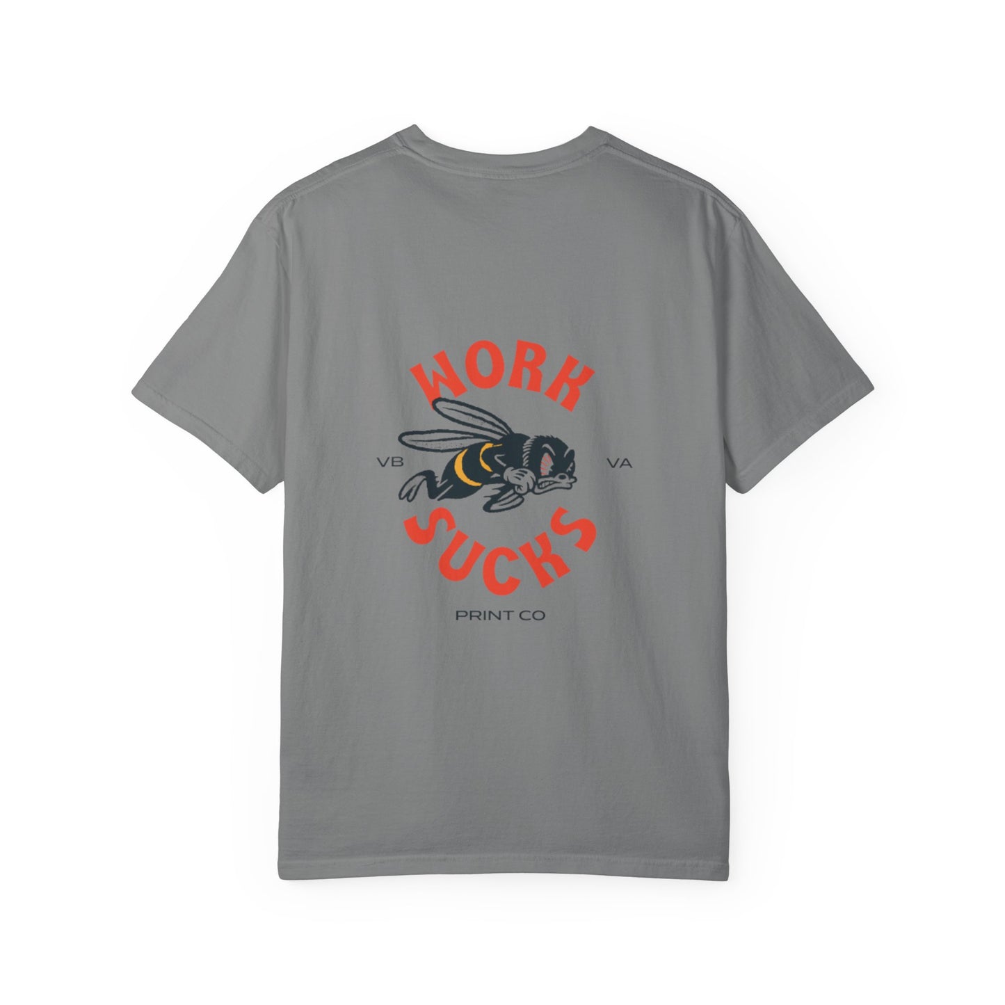 Work Sucks T‑Shirt — Retro Bee Graphic Tee