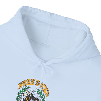 Hoodie — Retro Surf Vibes "Good Times" Crest Graphic