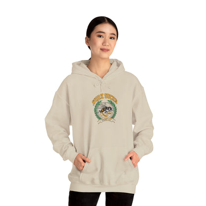 Hoodie — Retro Surf Vibes "Good Times" Crest Graphic