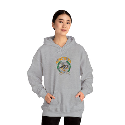 Hoodie — Retro Surf Vibes "Good Times" Crest Graphic