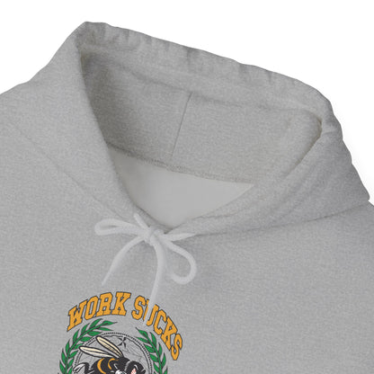 Hoodie — Retro Surf Vibes "Good Times" Crest Graphic