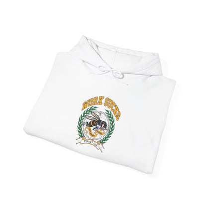 Hoodie — Retro Surf Vibes "Good Times" Crest Graphic