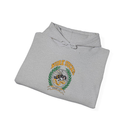 Hoodie — Retro Surf Vibes "Good Times" Crest Graphic