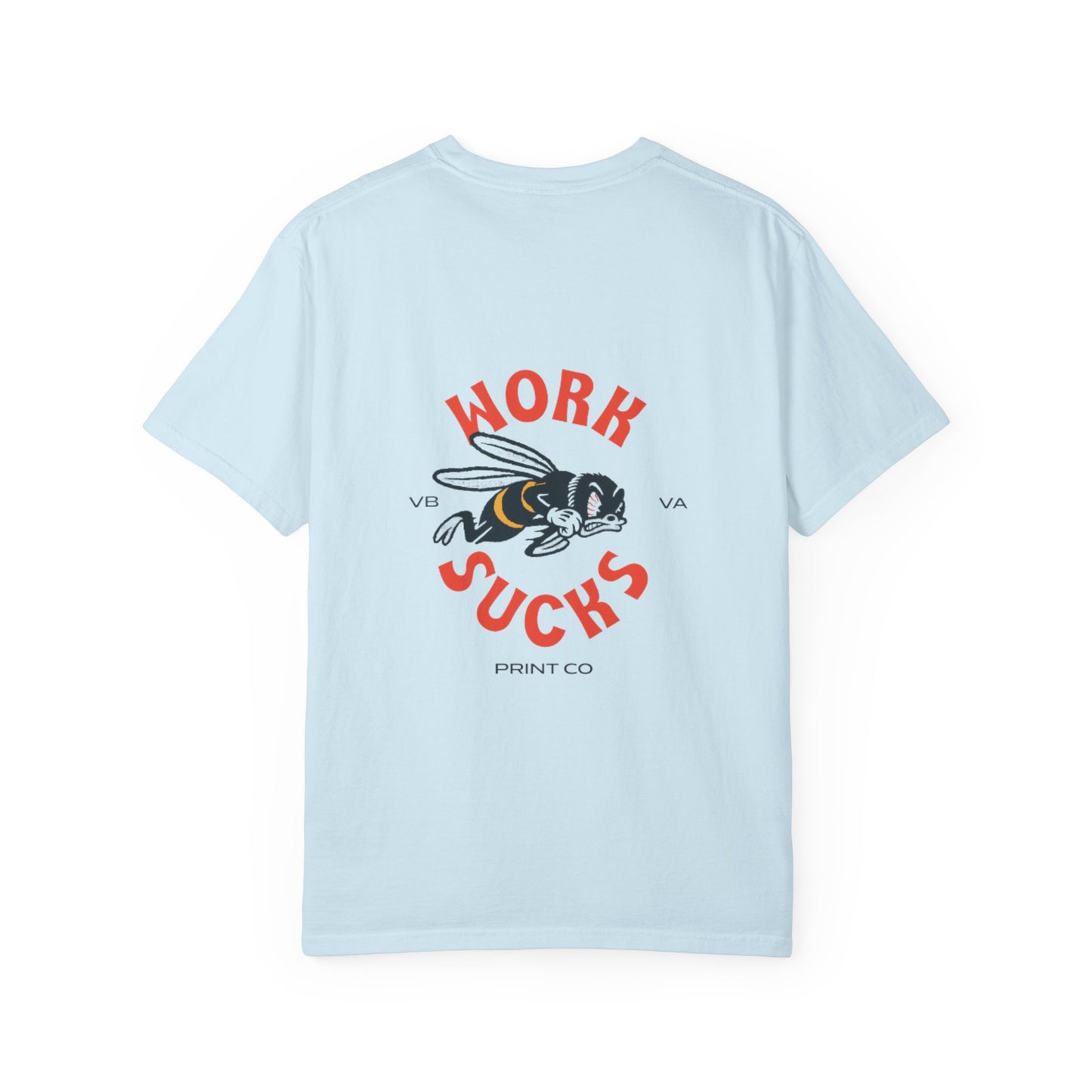 Work Sucks T‑Shirt — Retro Bee Graphic Tee